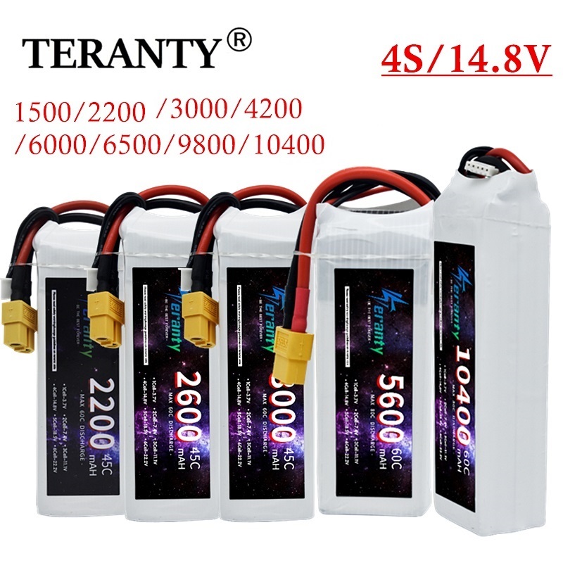 4S Lipo Battery 14.8V 6000Mah - 14.8V RC LiPo Batterij 4S 1500mAh