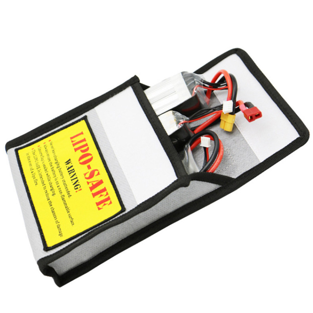 Lipo Battery Fireproof Safety Charge Box - 1 stuks premium brandwerende, explosieveilige batterij-opbergtas,