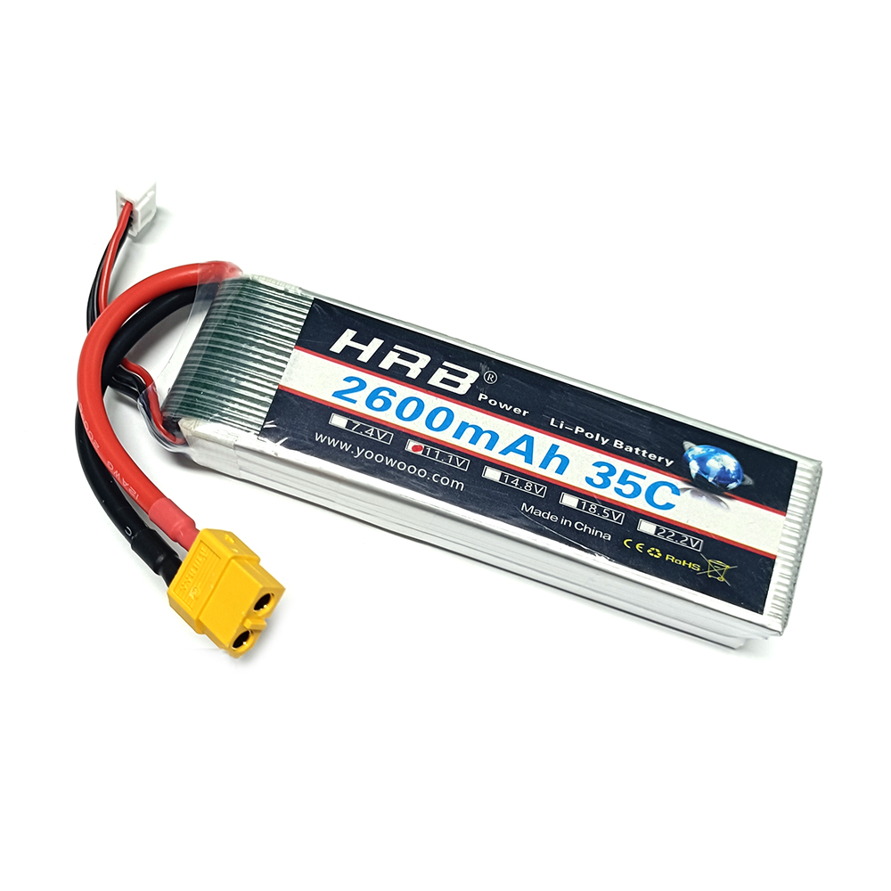 6S Lipo Battery 22.2V 5000Mah - HRB Lipo Batterij 2S 3S 4S