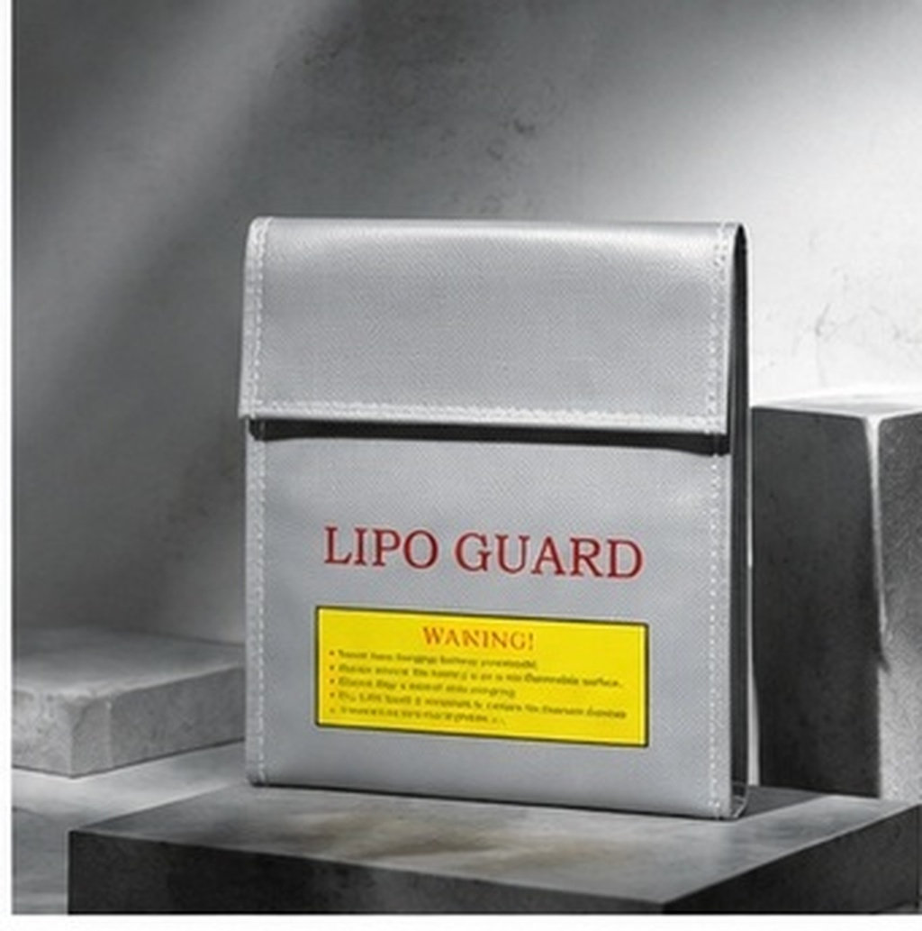 Lipo Battery Fireproof Safety Charge Box - 18x23cm Lipo Safety Charge Bag, brandwerende,