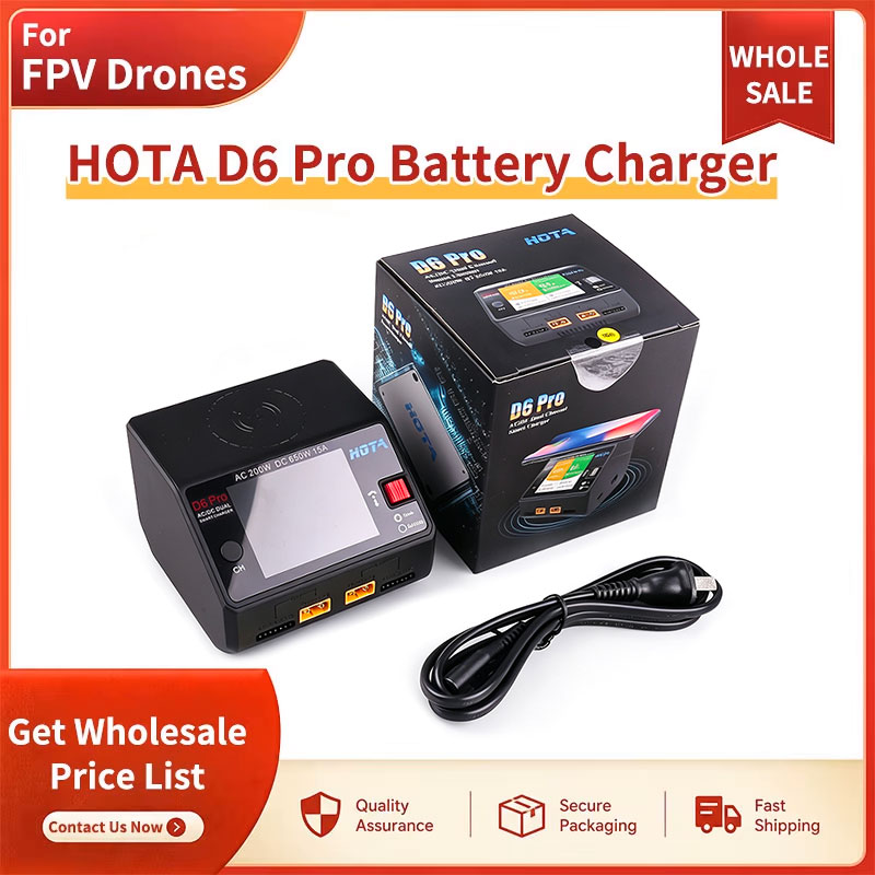 Hota D6 Pro Dual Lipo Charger - SNQP HOTA D6 Pro batterijlader Dual