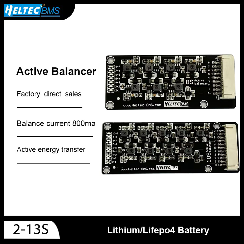 12S Lipo Battery Balancing Board - Actieve Balancer 0.8A Equalizer Energieoverdrachtsbord 2S