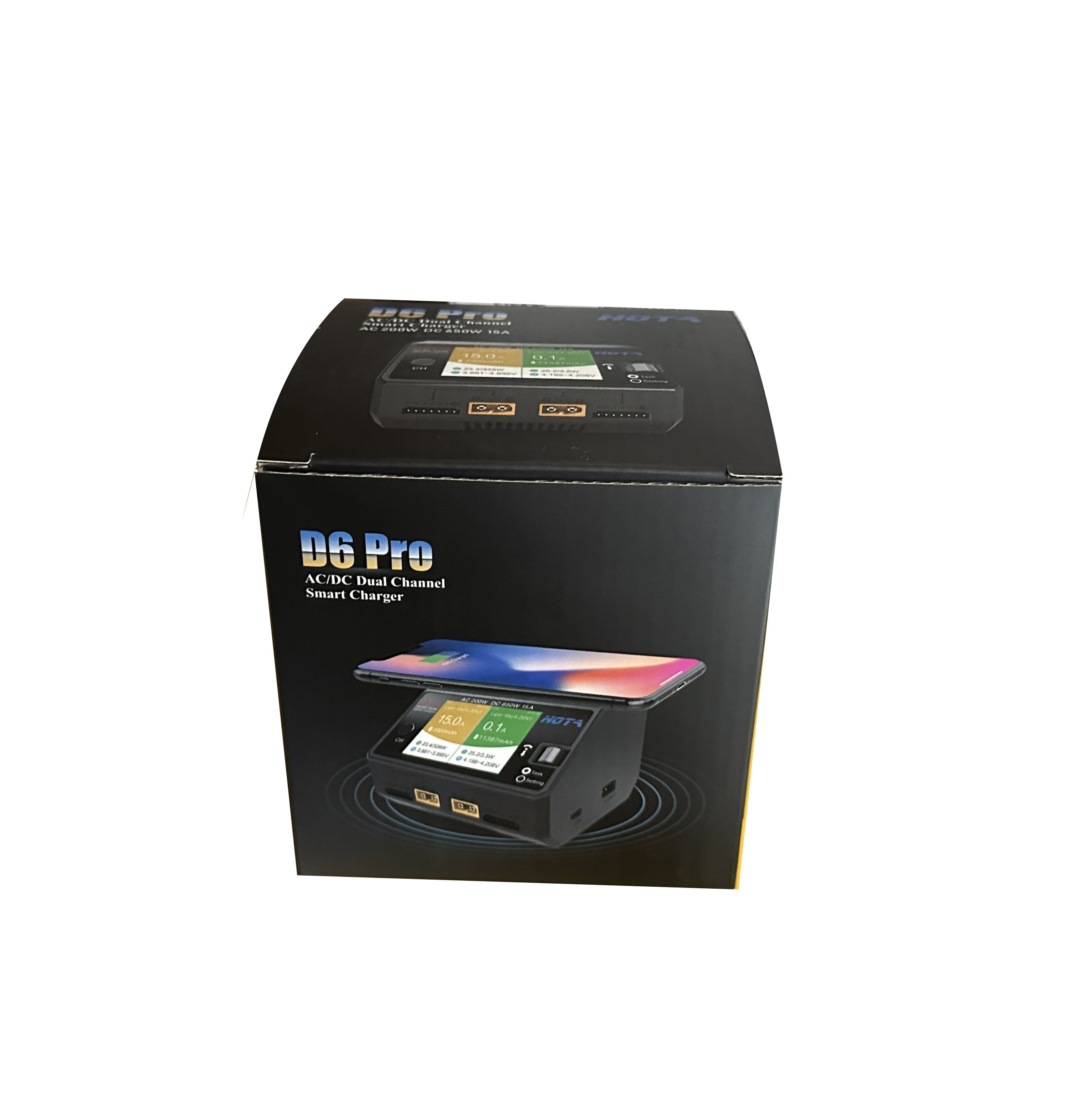 Hota D6 Pro Dual Lipo Charger - HOTA D6 Pro Dual Channel Oplader