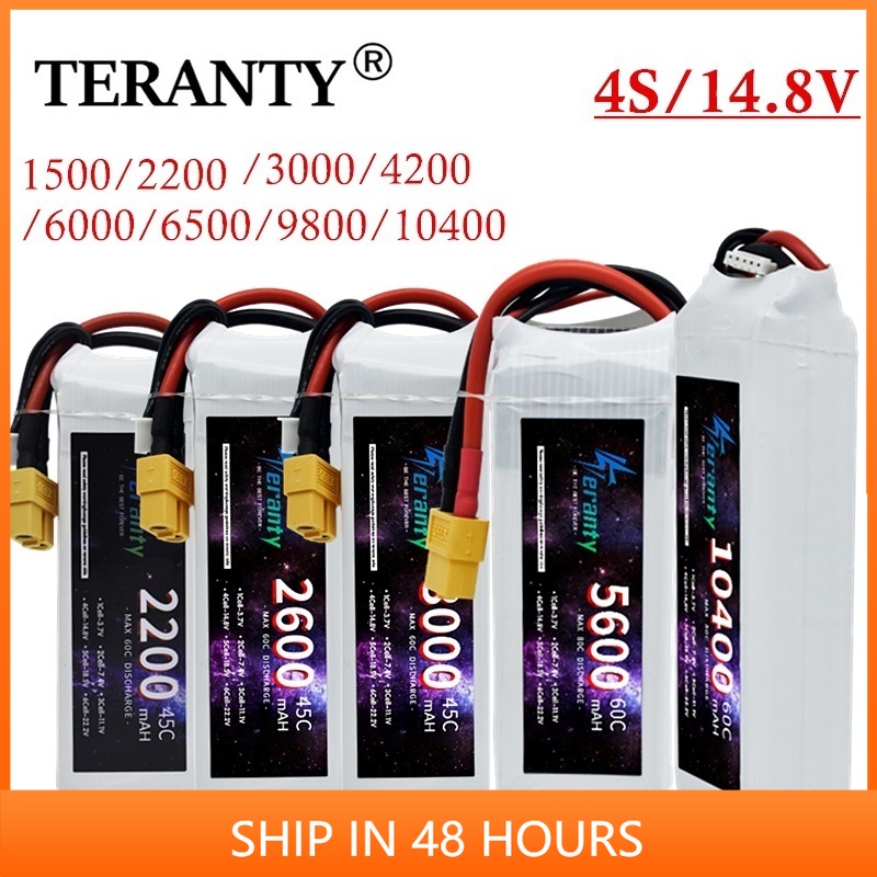 4S Lipo Battery 14.8V 6000Mah - 14.8V RC LiPo Batterij 4S 1500mAh