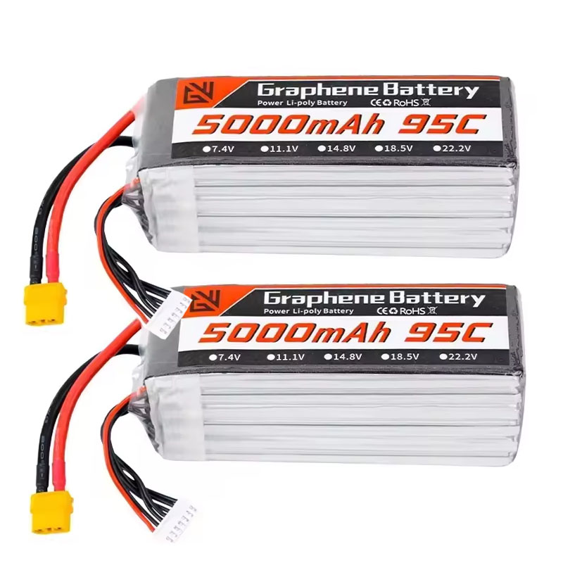 6S Lipo Battery 22.2V 5000Mah - Lipo Batterij 6S 5000mAh XT60 XT90