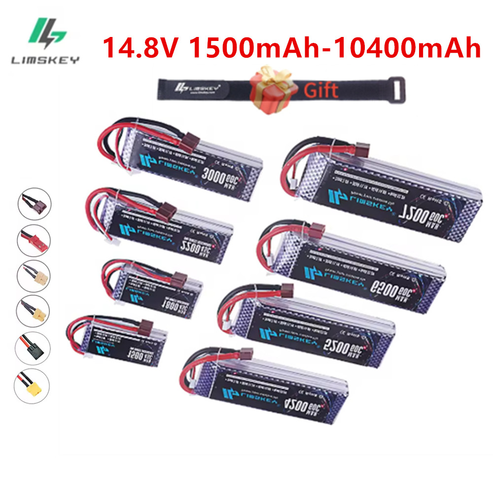 4S Lipo Battery 14.8V 6000Mah - 60C Lipo Batterij 14.8V 4S 1500mah