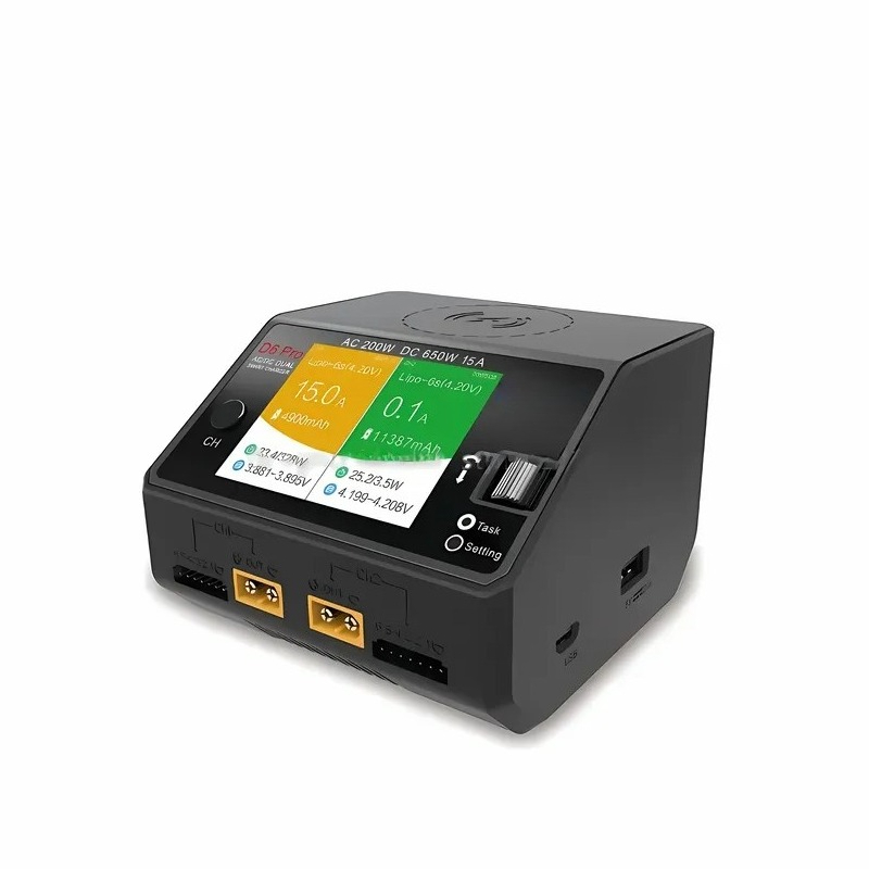 Hota D6 Pro Dual Lipo Charger - Hete Aanbieding D6 Pro Slimme Plug-in