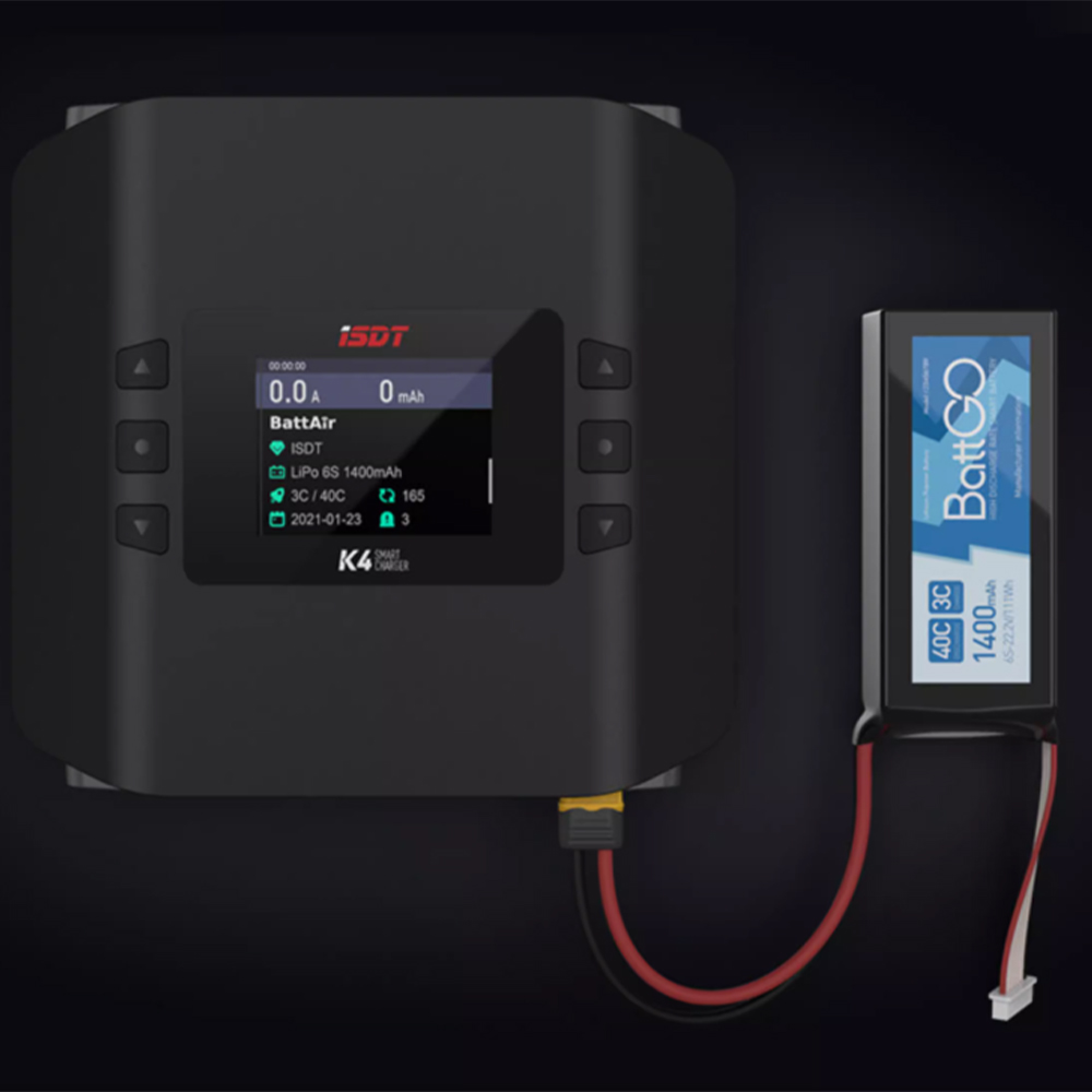 NIEUWE ISDT K4 Dual Channel Li - Isdt K4 Dual Lipo Charger recensie en prijs