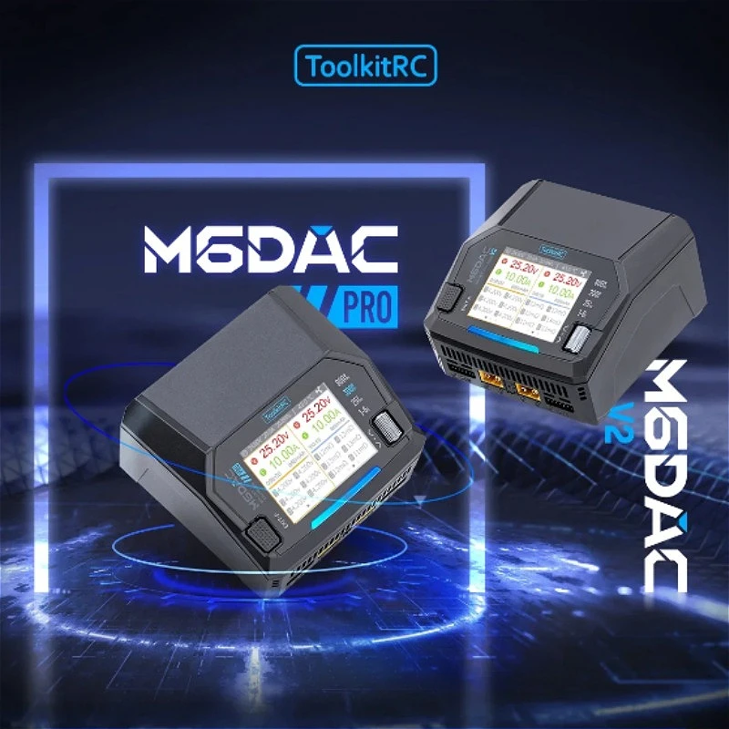 ToolkitRC M6DAC V2/Pro Dual Ch - Toolkitrc M6Dac Smart Charger recensie en prijs