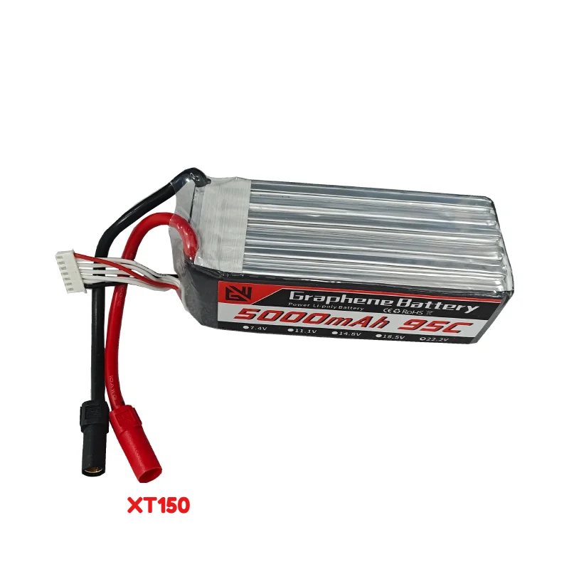 95C 6S 5000mAh LiPo 22.2V-batt - 6S Lipo Battery 22.2V 5000Mah recensie en prijs