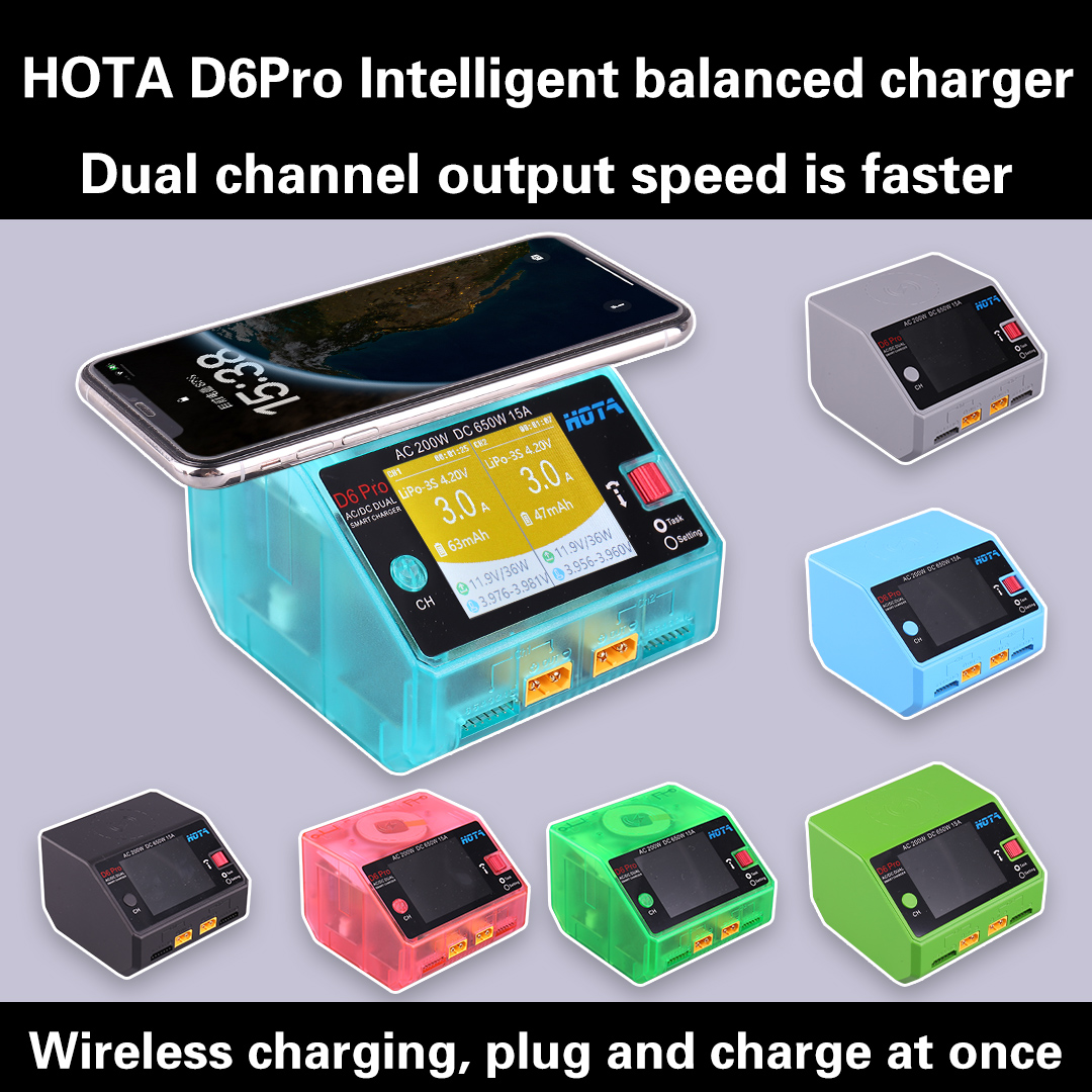 HOTA D6 pro Dual Channel Lipo- - Hota D6 Pro Dual Lipo Charger recensie en prijs