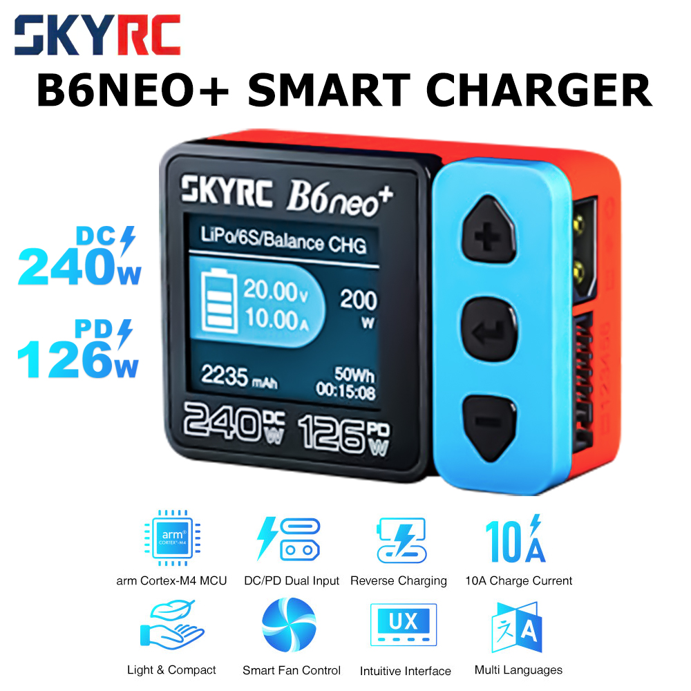 SkyRC B6 neo slimme oplader DC - Skyrc B6 Neo Smart Charger recensie en prijs