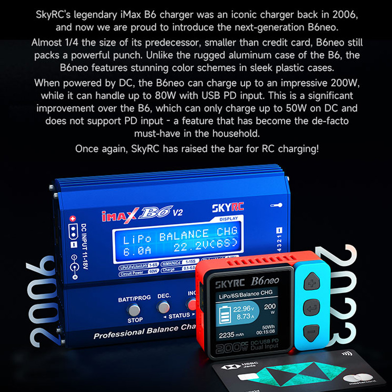 SkyRC B6 Neo Smart Charger 200 - Skyrc B6 Neo Smart Charger recensie en prijs
