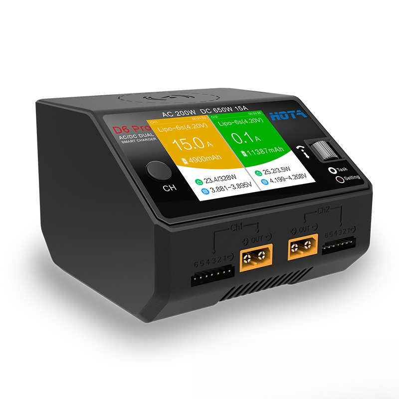 HOTA D6 Pro 650W 200W Dual Pow - Hota D6 Pro Dual Lipo Charger recensie en prijs