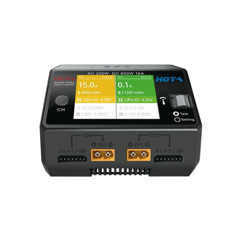 SNQP HOTA D6 Pro batterijlader - Hota D6 Pro Dual Lipo Charger recensie en prijs