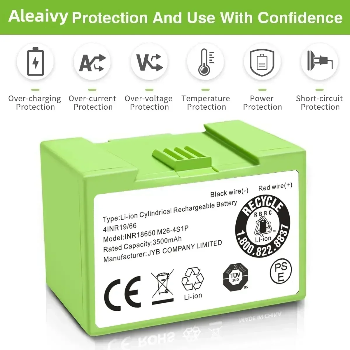 5000mAh I7 Batterij Vervanging - 4S Lipo Battery 14.8V 6000Mah recensie en prijs