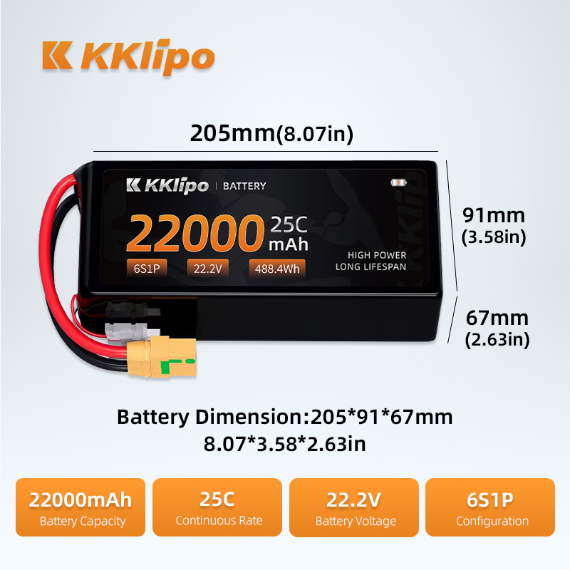Productie Productie Hoogwaardi - Tattu 6S 22000Mah Lipo Battery recensie en prijs