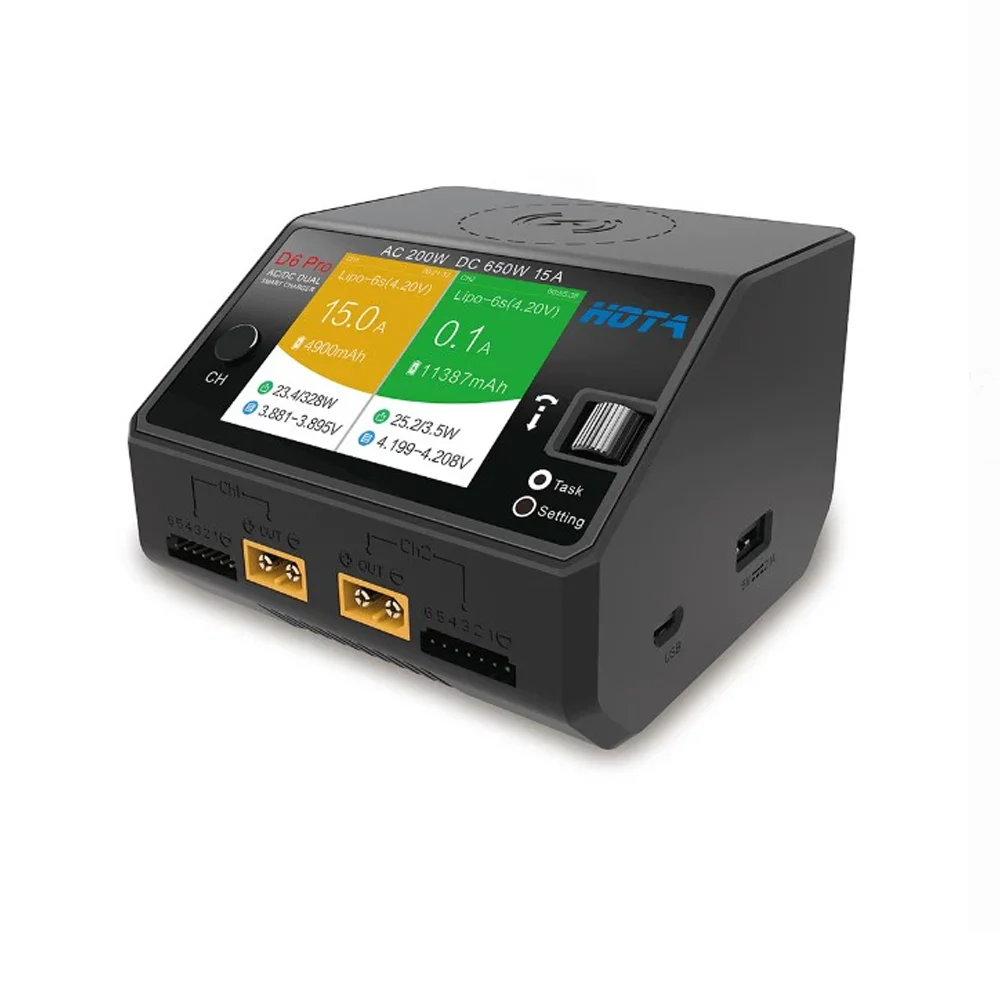 HOTA D6 Pro 200W AC/650W DC Du - Hota D6 Pro Dual Lipo Charger recensie en prijs