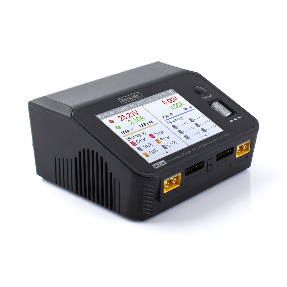 Toolkitrc M6DAC 350W X 2 USB-C - Toolkitrc M6Dac Smart Charger recensie en prijs