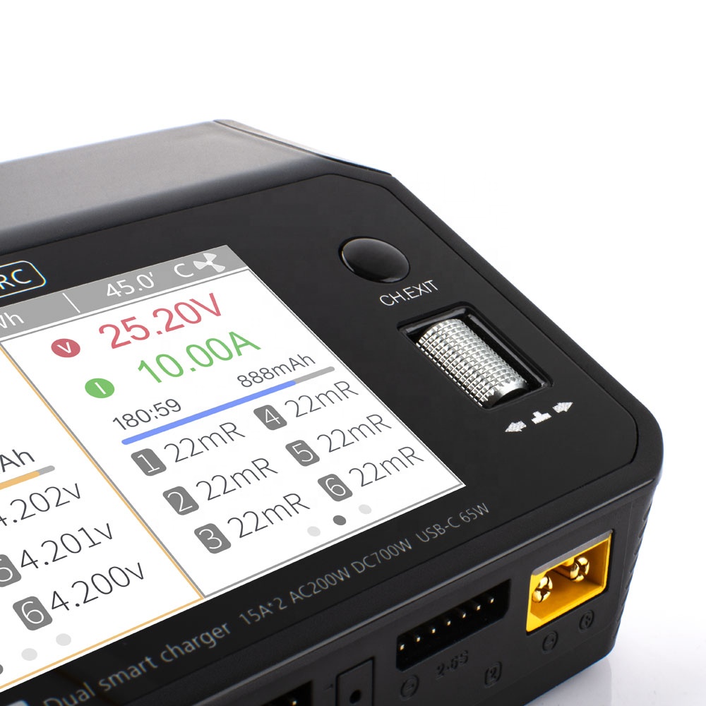 Toolkitrc M6DAC 350W X 2 USB-C - Toolkitrc M6Dac Smart Charger recensie en prijs