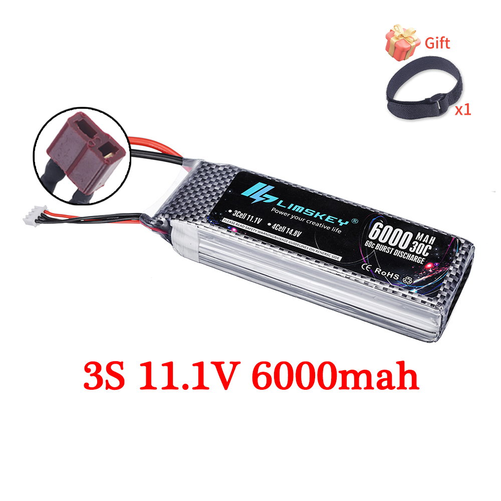 7.4V 11.1V 14.8V 22.2V 6000mAh - 4S Lipo Battery 14.8V 6000Mah recensie en prijs