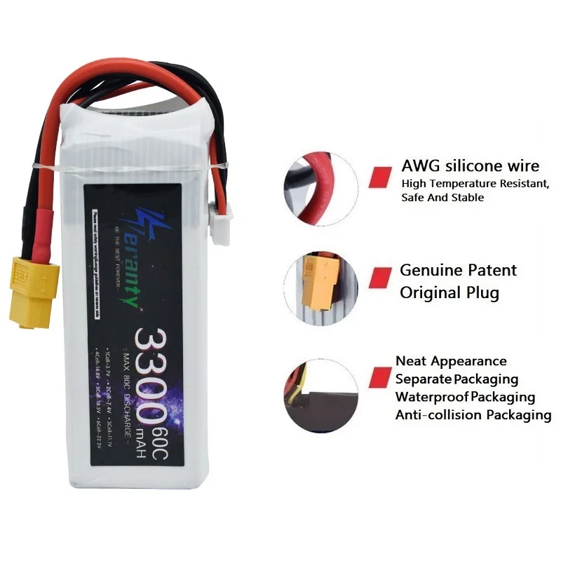 14.8V RC LiPo Batterij 4S 1500 - 4S Lipo Battery 14.8V 6000Mah recensie en prijs