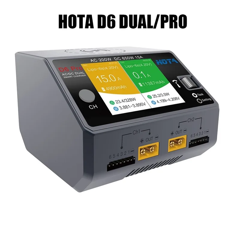 Hota D6 Dual/Pro Smart Charger - Hota D6 Pro Dual Lipo Charger recensie en prijs