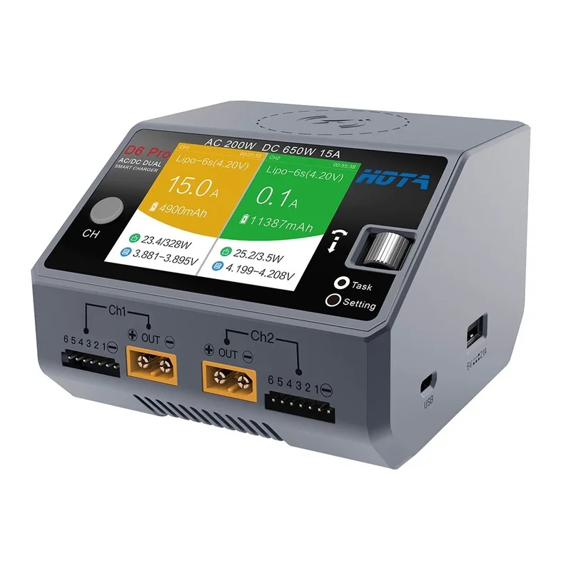 Hota D6 Dual/Pro Smart Charger - Hota D6 Pro Dual Lipo Charger recensie en prijs