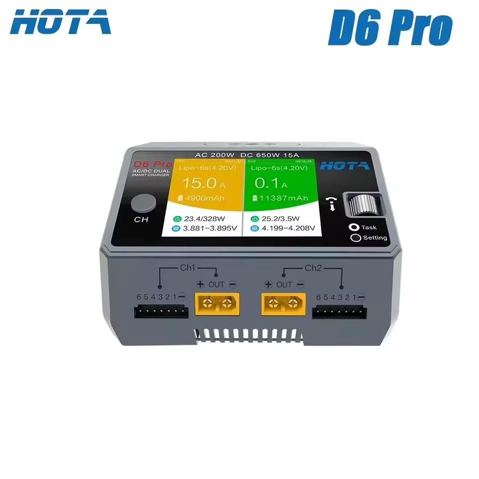 Originele HOTA D6 Pro AC 200W  - Hota D6 Pro Dual Lipo Charger recensie en prijs