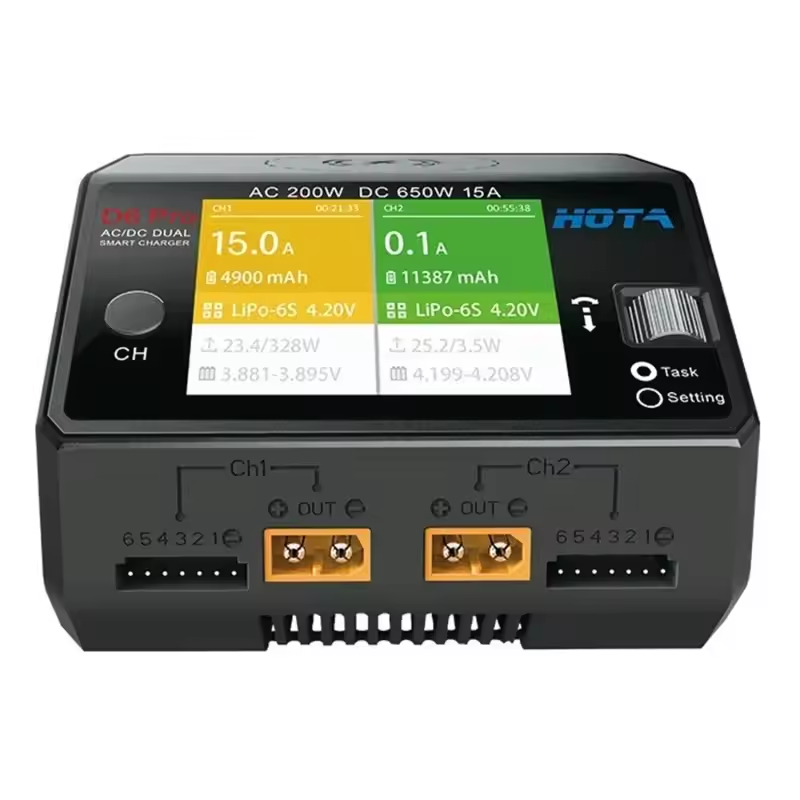 Originele HOTA D6 Pro AC 200W  - Hota D6 Pro Dual Lipo Charger recensie en prijs
