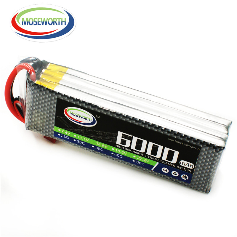 4S 14.8V 6000mAh RC Speelgoed  - 4S Lipo Battery 14.8V 6000Mah recensie en prijs
