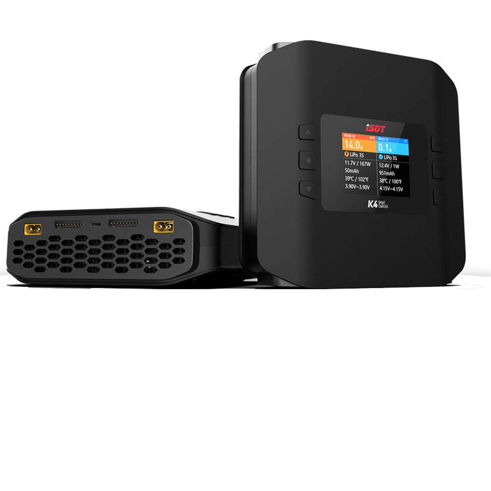 ISDT K4 1 ~ 8S Lithiumbatterij - Isdt K4 Dual Lipo Charger recensie en prijs