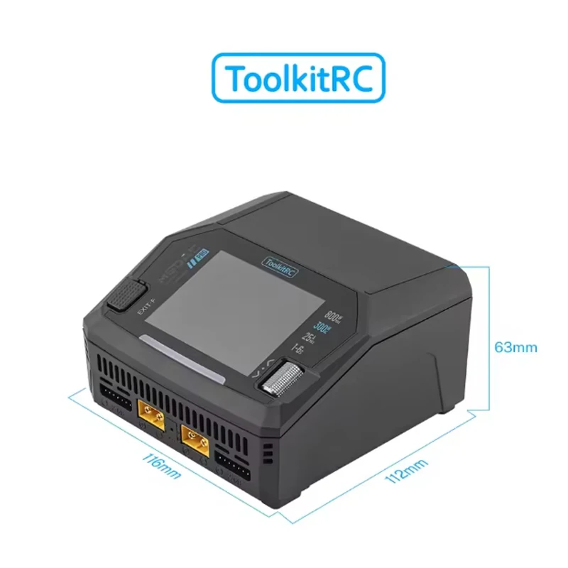 ToolkitRC M6DAC V2 Dual Channe - Toolkitrc M6Dac Smart Charger recensie en prijs