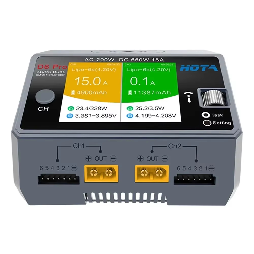 HOTA D6 Pro Dual Channel Oplad - Hota D6 Pro Dual Lipo Charger recensie en prijs
