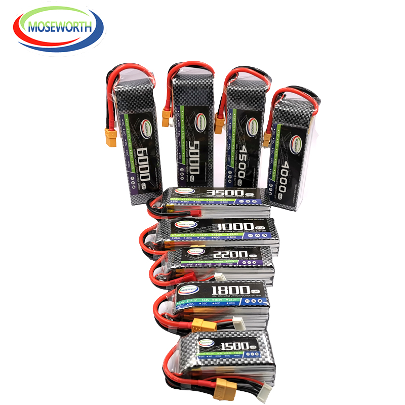 2S 3S 4 4s 6S Rc Lipo Batterij - 4S Lipo Battery 14.8V 6000Mah recensie en prijs