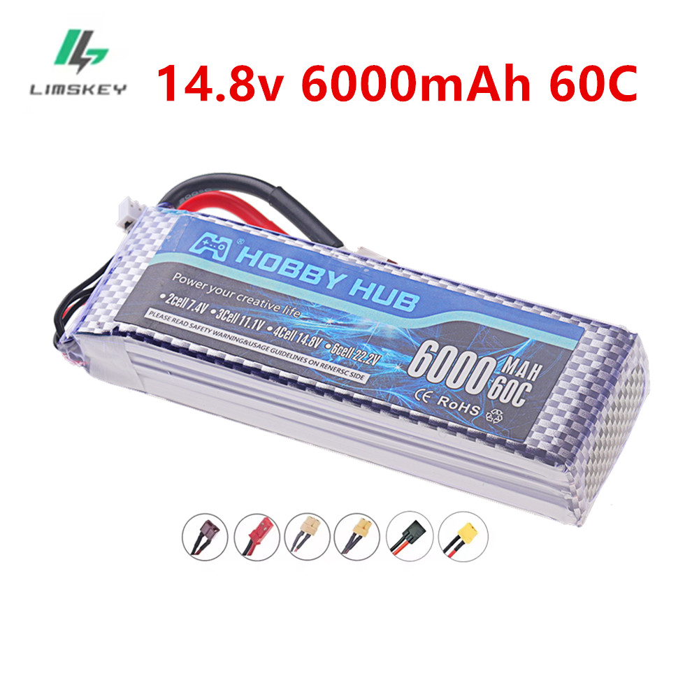 6000mAh Lipo 14.8V Batterij 4S - 4S Lipo Battery 14.8V 6000Mah recensie en prijs