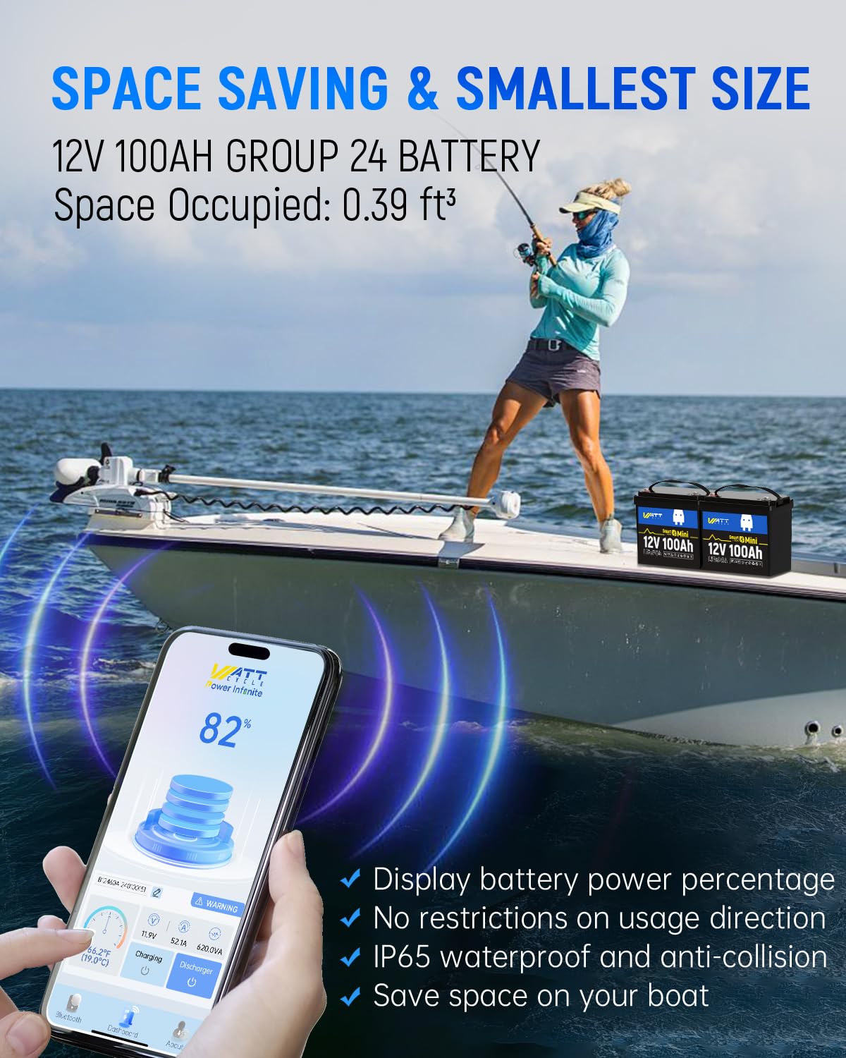 12V 100Ah Mini LiFePO4 Batteri - Lifepo4 12V 100Ah Bms Bluetooth recensie en prijs