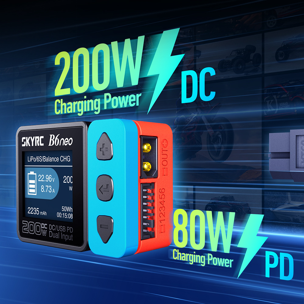 SkyRC B6 neo Smart Charger DC  - Skyrc B6 Neo Smart Charger recensie en prijs