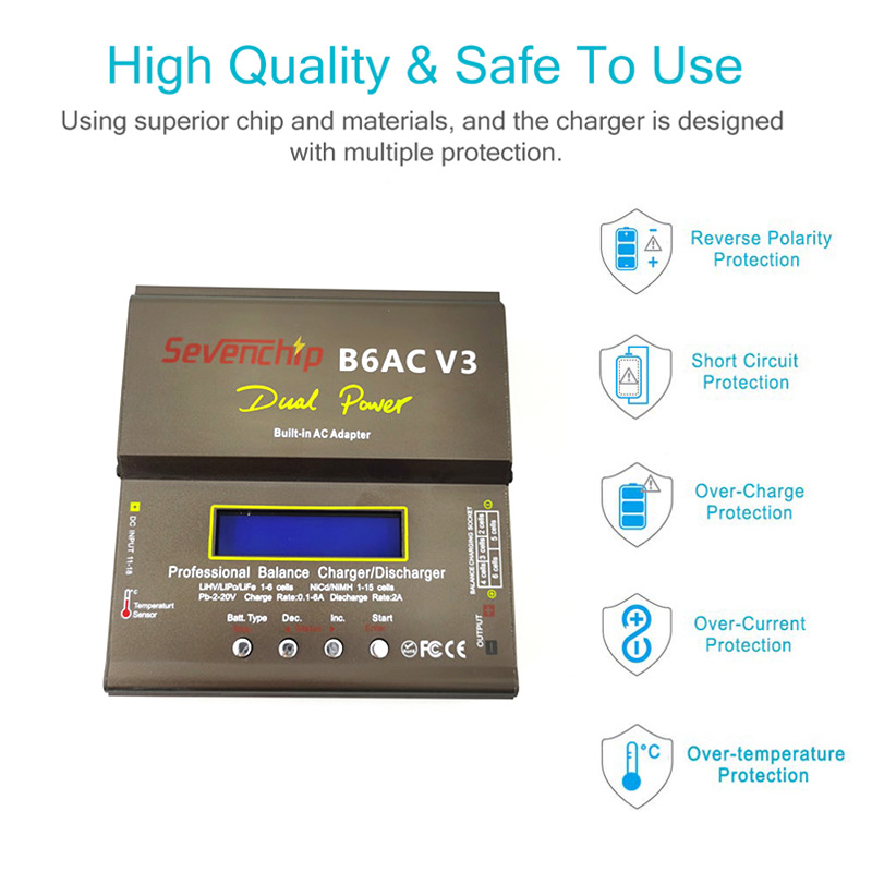 Nieuwe 80W imax B6AC V3 Smart  - Toolkitrc M6Dac Smart Charger recensie en prijs