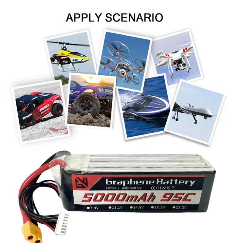 Lipo Batterij 6S 5000mAh XT60  - 6S Lipo Battery 22.2V 5000Mah recensie en prijs