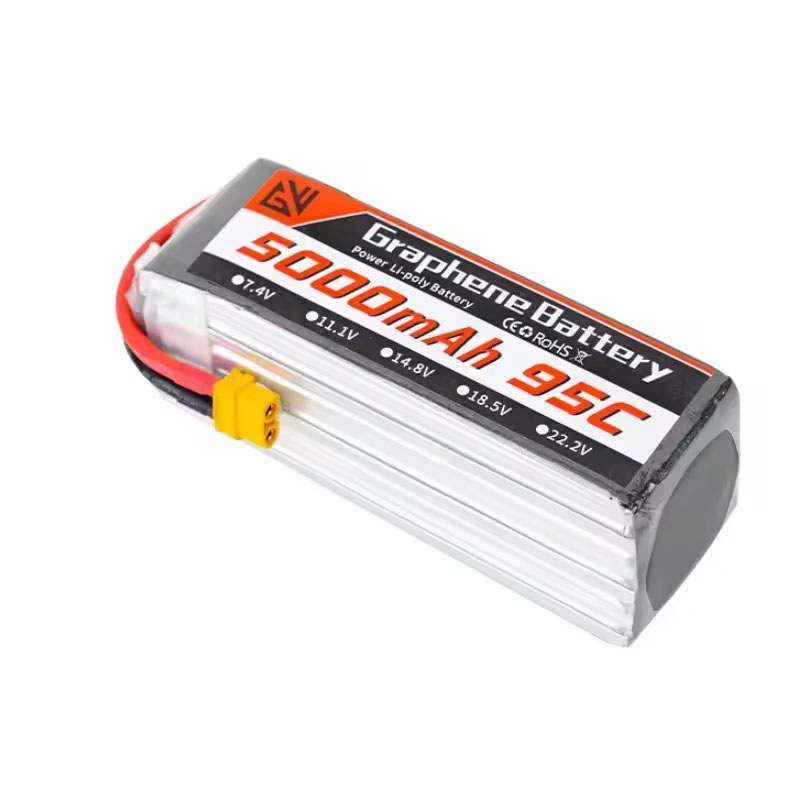 Lipo Batterij 6S 5000mAh XT60  - 6S Lipo Battery 22.2V 5000Mah recensie en prijs