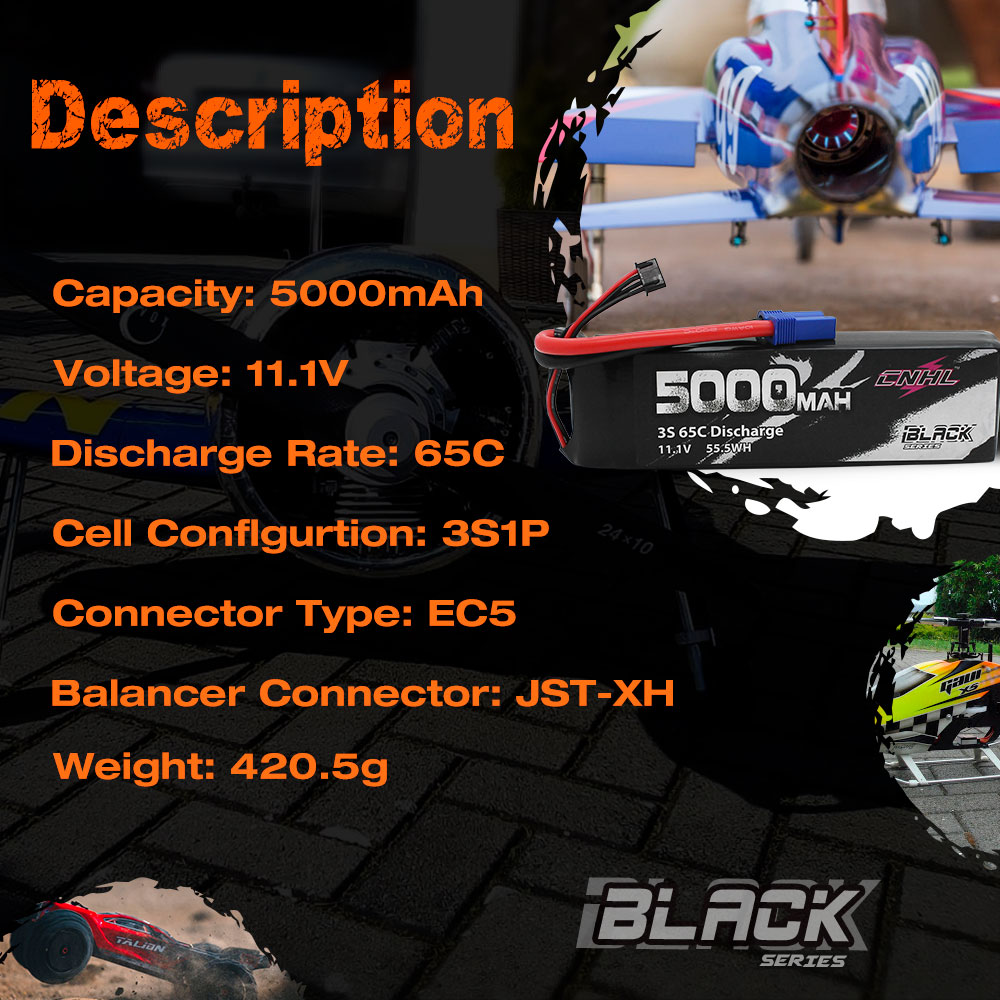 Cnhl Lipo Batterij 3S 4S 6S 11 - 6S Lipo Battery 22.2V 5000Mah recensie en prijs