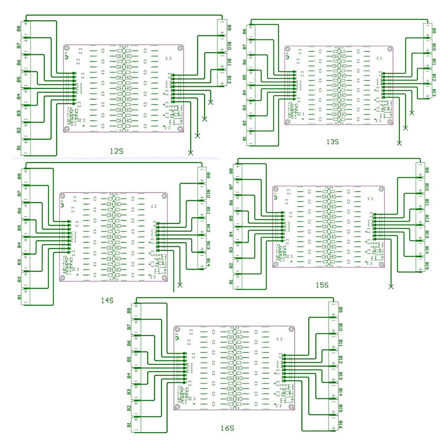 ABZZ-2X 12S 13S 14S 15S 16S Ac - 12S Lipo Battery Balancing Board recensie en prijs
