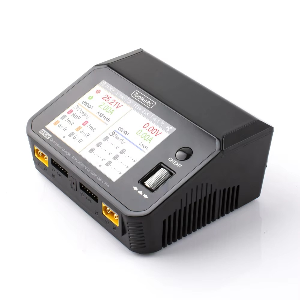 SmCpToolkitRC M6DAC Dual Chann - Toolkitrc M6Dac Smart Charger recensie en prijs