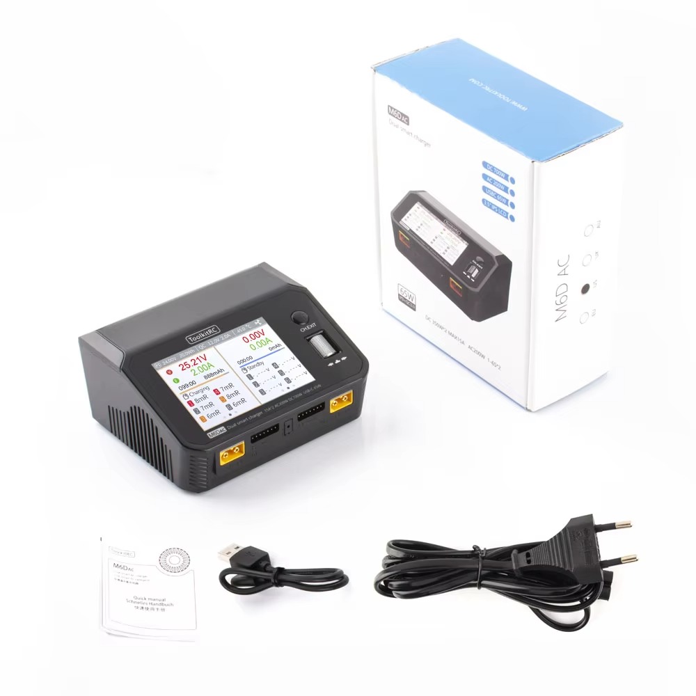 SmCpToolkitRC M6DAC Dual Chann - Toolkitrc M6Dac Smart Charger recensie en prijs