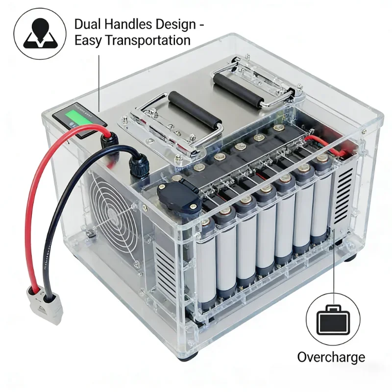 12V 24V 48V LiFePO4 Batterij 1 - Lifepo4 12V 100Ah Bms Bluetooth recensie en prijs