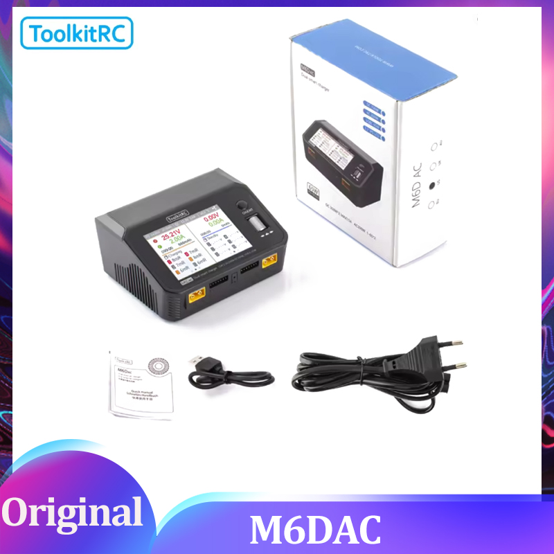 ToolkitRC M6DAC Dual Channel S - Toolkitrc M6Dac Smart Charger recensie en prijs