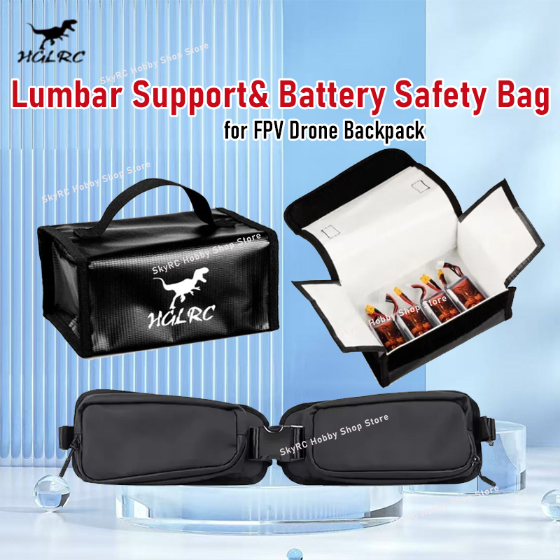 HGLRC Lumbale Ondersteuning &  - Lipo Battery Fireproof Safety Charge Box recensie en prijs
