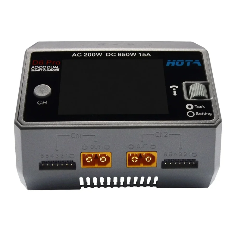 HOTA D6 Pro 650W Dual Channel  - Hota D6 Pro Dual Lipo Charger recensie en prijs