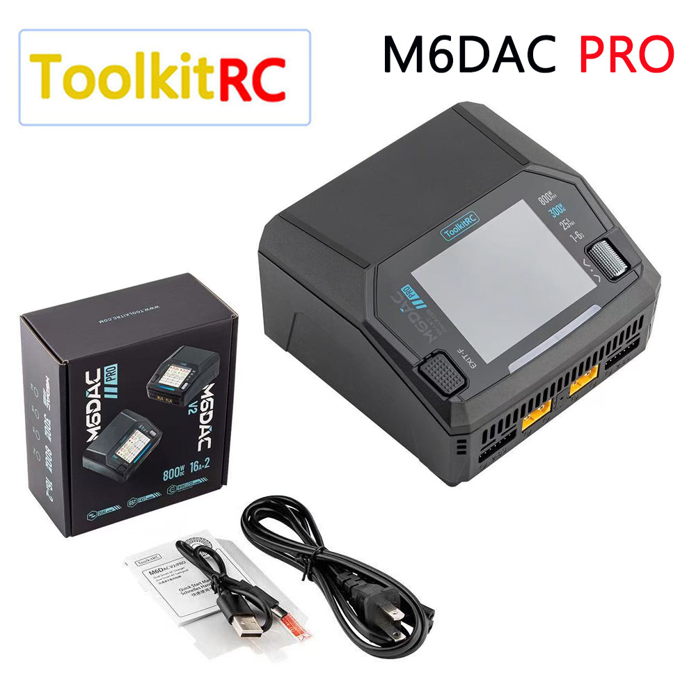 ToolkitRC M6DAC PRO V2 Dual Ch - Toolkitrc M6Dac Smart Charger recensie en prijs